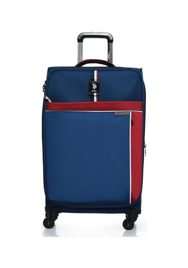 U.s. Polo Assn. Lacivert Kumaş Unisex Orta Boy Valiz Plvlz22802b 001