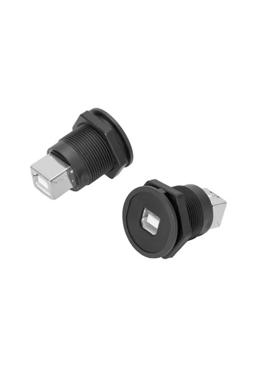 Usb-04c-bk 22 Mm Pano Tip Siyah Usb B Dişi Soket