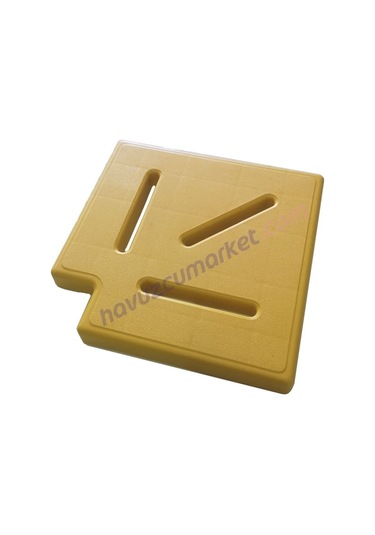 20 Cm Taşma Izgarası Köşe Parçası 90 Sarı