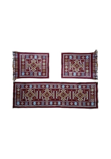 Elmass Oto Koltuk Kilim Seti - Ön Ve Arka Koltuk Üstü 3 Parça 491079345