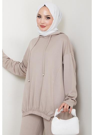 Aris Oysho Tunik Pantolon İkili Takım 1611 - Taş Taş