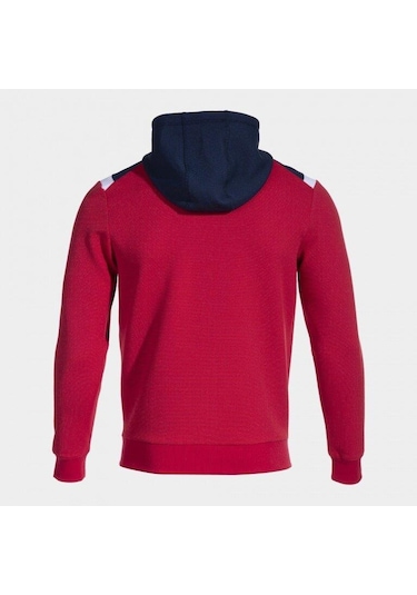 Joma Toledo Zıp-up Kapşonlu Ceket - Kırmızı / Lacivert Kırmızı