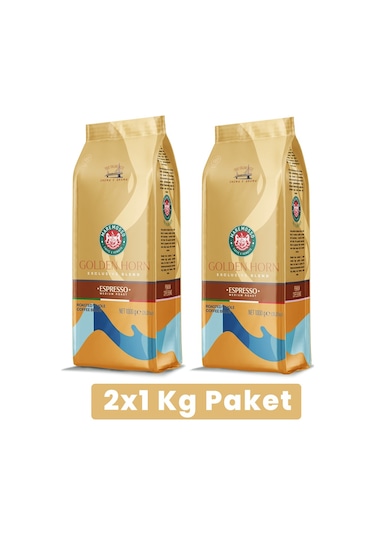 Mare Mosso Espresso Golden Horn Taze Kavrulmuş Çekirdek Kahve 2 x 1 KG
