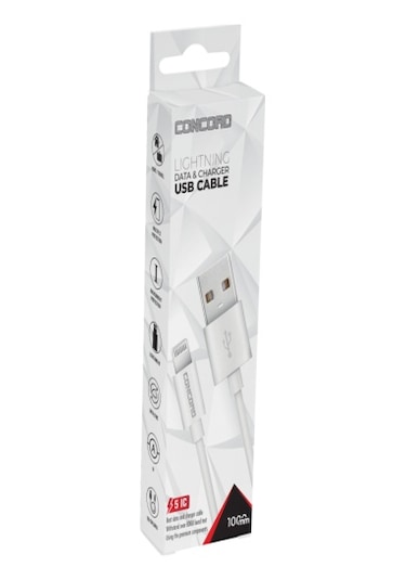Concord C-411 1Mt 1A Apple Uyumlu iPhone Şarj Kablosu