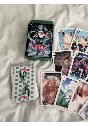 Dükkan Design Hatsune Miku İskambil/oyun Kartları
