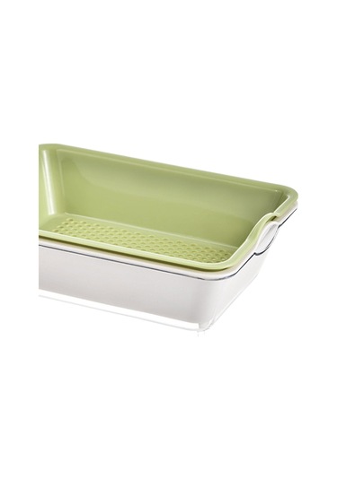 Suntek Drenaj Kevgir Kase Seti Havzası Ve Beyaz-yeşil-3-katlı