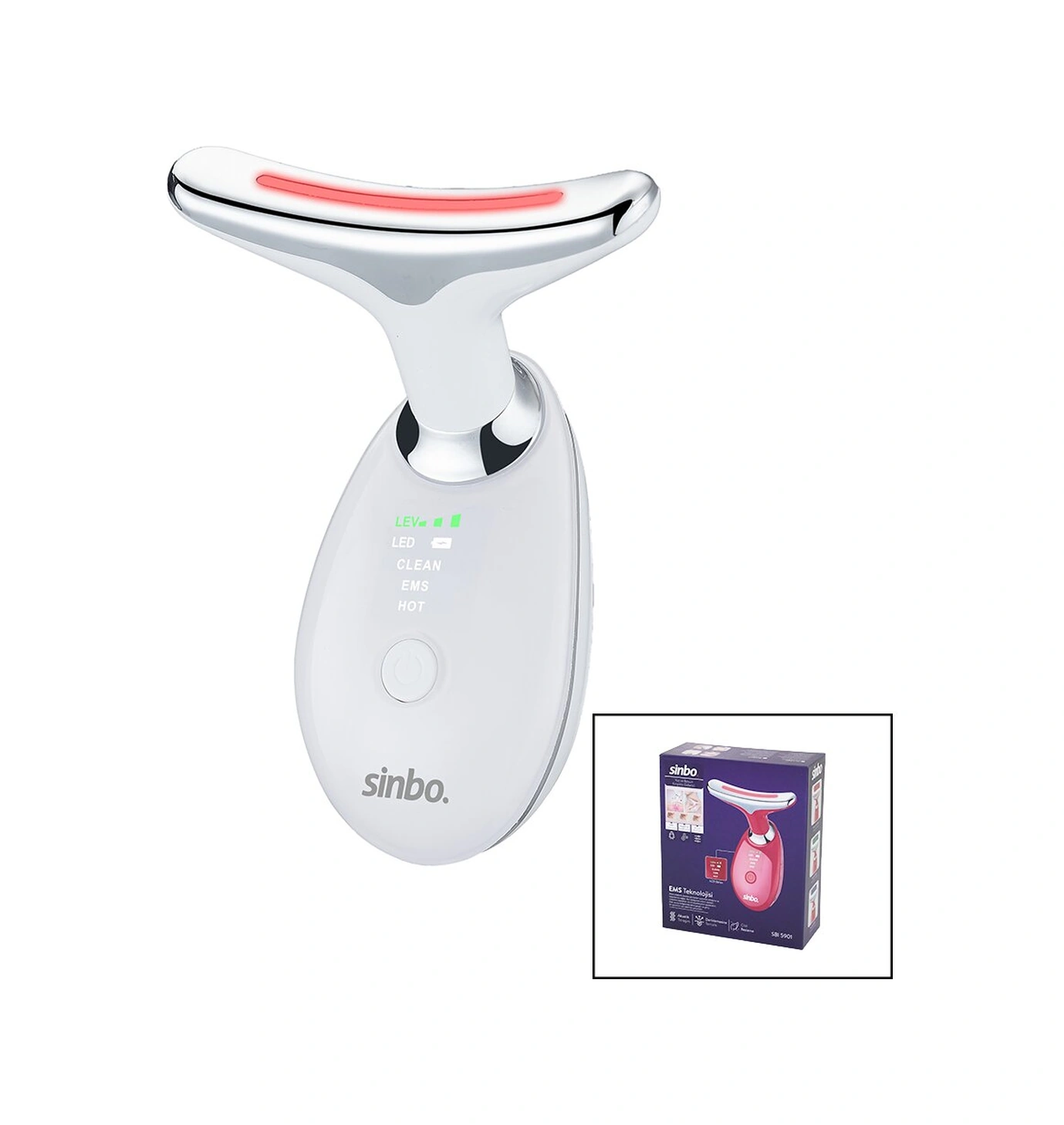 Yüz Ve Boyun Bölgesi Sıkılaştırıcı 600mah 3 Farklı Mod Sbı-5901 5256