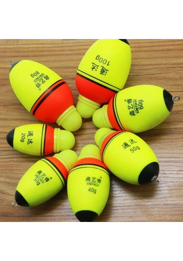 1 Adet Çift Optik Değişim Gece Led Elektronik Işıklı Deniz Balıkçılığı Şamandıra Uzun Atış Sürüklenme Çubuk Durdurucu Yüzen Işık 60g