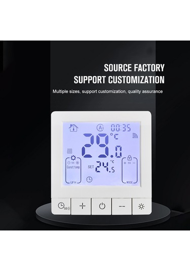 Mufunye Akıllı Wifi Termostat - Yerden Isıtma İçin 16a, Google Uyumlu, 24h Zamanlayıcı