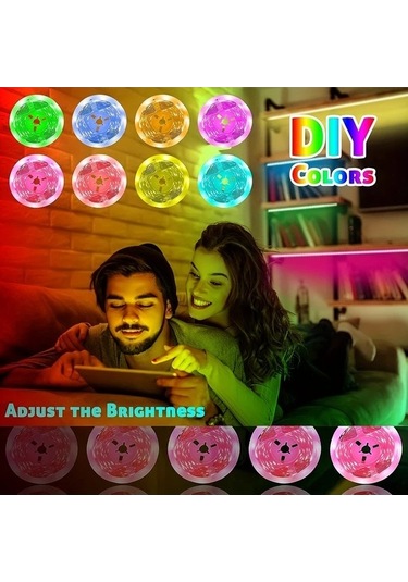 Trendooze Sunshine022 Rgb Led Şerit Işık 44 Tuşlu Uzaktan Kumanda