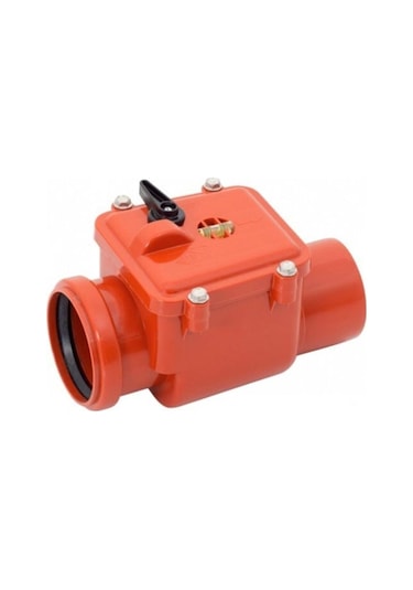 Gama Ø50mm Pvc Pis Su Atıksu Gider Çekvalf Kilitli Sistem