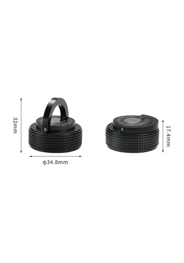 Samdoo Propana Ve Mapp Gaz Tankları İçin Alüminyum Ve Mıknatıslı Korumalı Toz Önleyici Kapak - Bkm-102 Çok Renkli