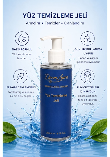 Dermaura Niacinamide İçerikli Yüz Temizleme Jeli 200 ML