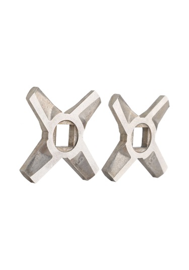 Folinda 2 Adet 8 Numara Inox Flattened Bıçak, Mincer Aksesuarı, Et Çıkarma Makinesi İçin Keskin Ve Dayanıklı Bıçaklar Diğer