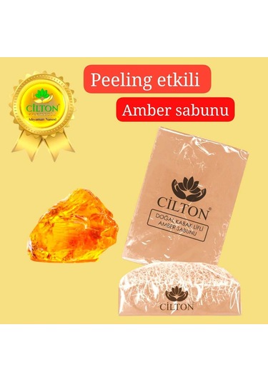 Cilton Amber Sabunu Doğal Süngerli Sabun 150 Ml