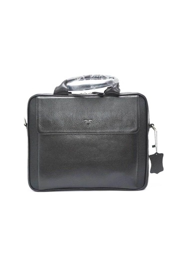 Deri Laptop Askılı Evrak Çantası / 1717 Siyah-126342 Siyah