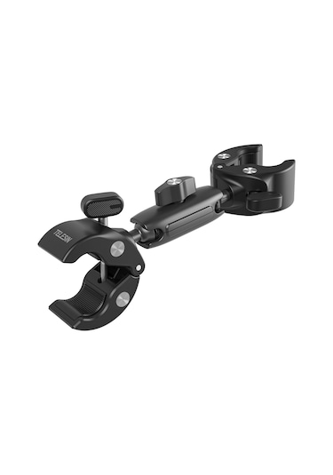 Telesın Çift Başlı Yengeç Kelepçesi Telesin Double Clamp Mount