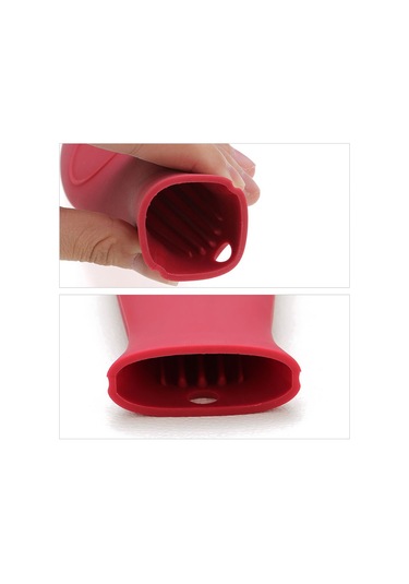 Tencere Sapı Silikon Tutucu Kırmızı Kırmızı Diğer