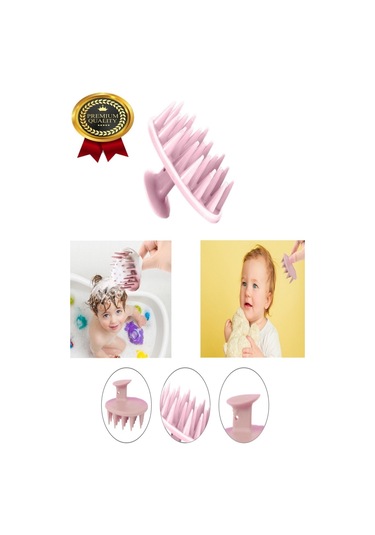 MorBebe Bebek Çocuk Saç Derisi Masaj Bakım Fırçası