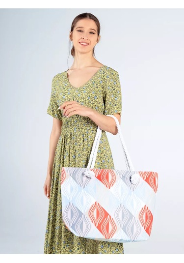 Velton Yaz Şezlong Çantası Seyahat İçin Omuz Askılı 225013158 Açık Mavi