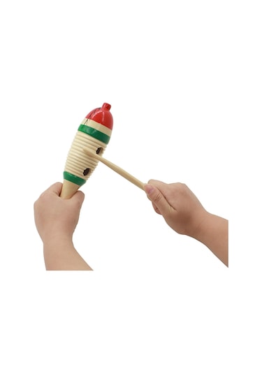 Suntek Montessori Vurmalı Çalgılar Ahşap Oyuncak 2-parça