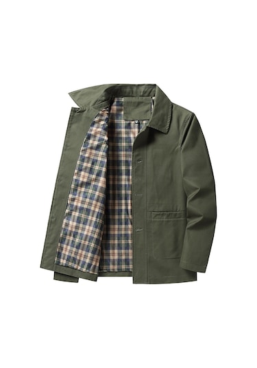 Sımıcg Erkek İş Ceketi Günlük Ceket Yeşil