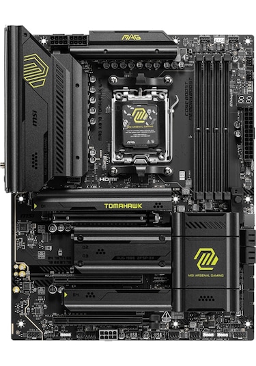 MSI MAG X870 Tomahawk WIFI AMD X870 8400 MHz (OC) DDR5 Soket AM5 ATX Anakart