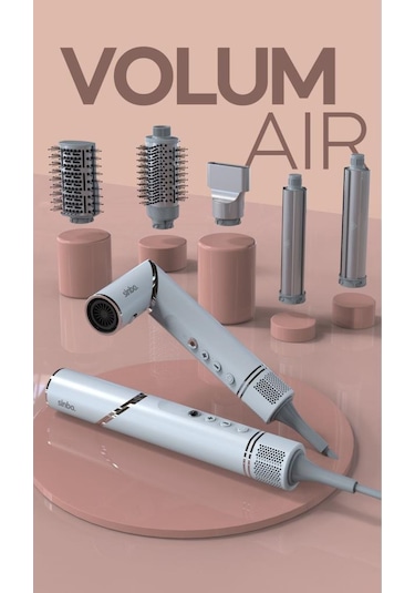Sinbo Shd-1720 - Volumair 5 In 1 Katlanabilir Air Saç Kurutma Ve Şekillendirme Sistemi Beyaz