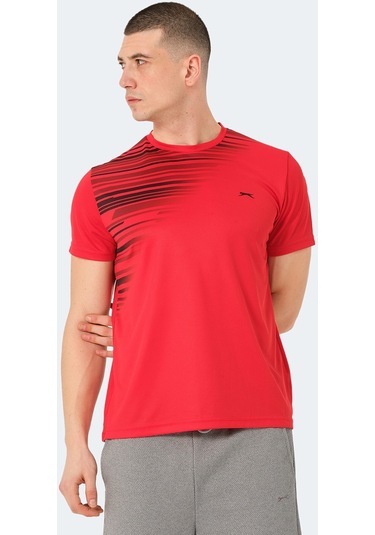 Slazenger RAVEN Erkek  Kırmızı Tişört