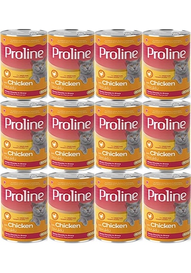 Pro Line Tavuklu Yetişkin Kedi Konservesi 12 x 400 G
