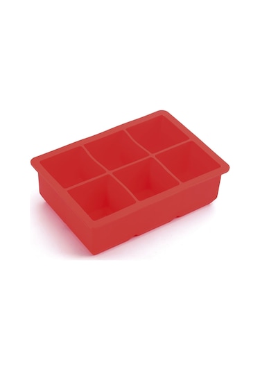 Kare Silikon Buz Kalıbı 48 48 48 Mm Siyah
