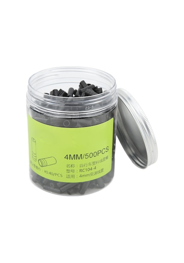 Xindoker Bisiklet Vites Kablosu Koruyucu Kapağı - 4mm Standart Tip, Plastik Malzeme, Dağ Ve Yol Bisikletleri İçin, 500 Adet Paket Diğer