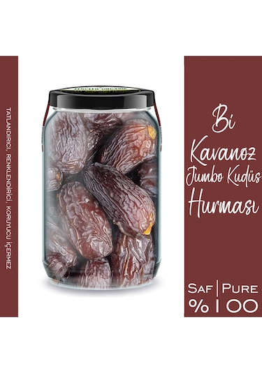 3'lü Gurme Hurmalar Kudüs Hurması Medine Hurması Acve Hurma 3x660cc. Bi Kavanoz Jumbo Seçme Hurmalar Diğer