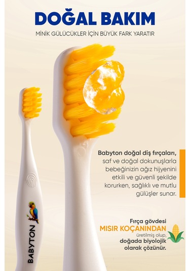 Babyton Bio Papağan Çocuk Diş Fırçası