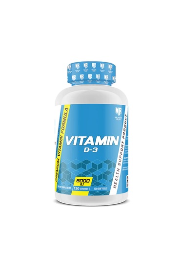Muscle Rulz Vıtamın D3 5000 120 Softgels