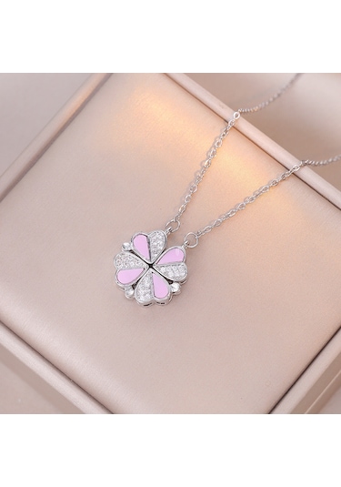 Bayan Kolye: Moda Estetiği Titanyum Çelik Kolye No.398 Çok REnkli