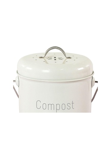 Homyl 3l Bahçe Kompost Kutusu Tezgahı Kapalı Kapaklı Kovası