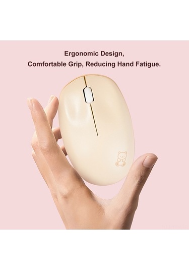 Dancemonkey Şık & Kaliteli Kablosuz Fare: Sessiz Tıklama, Pürüzsüz Kullanım, Renkli Seçenekler Optik Optik