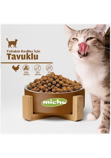 Micho Tavuklu Hamsili ve Pirinçli Yetişkin Kedi Maması 1500 G