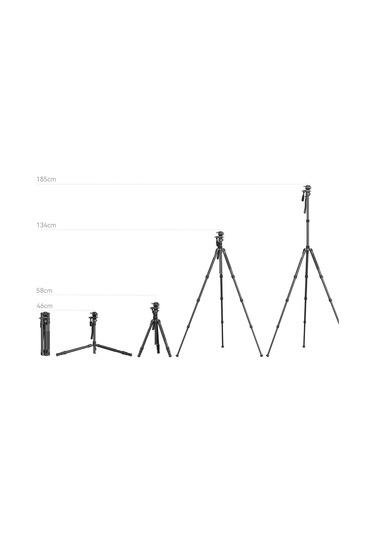 Smallrig 4307 Ct195 Alüminyum Alaşımlı Video Tripod