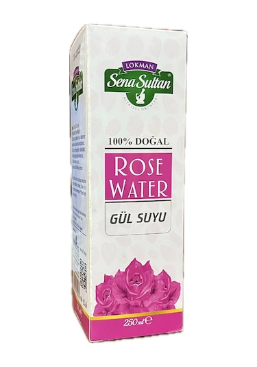 Doğal Gül Suyu 100% Distilled Rose Water Gıdaya Uygun 250 Ml