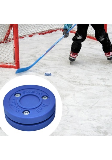 Homyl Roller Hokey Diski Uygulama Hediyesi Oyun Eğitimi Mavi Mavi