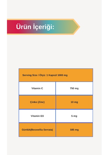 Afye Vitamin C Plus 30 Kapsül