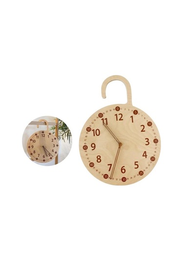 Pazly Suntek Saati Pille Ofis Modern Duvar Dijital Çalışan B2 Ahşap-b2 Ahşap Fp Çok Renkli