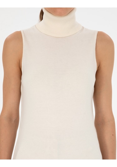 Pierre Cardin Kadın Ekru Kazak /triko 50316336-vr019 Ekru