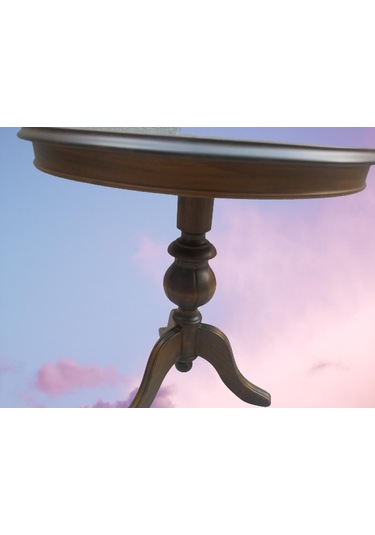 Fiskos Baba Ayak Model Parlak Ihlamur Ağacı Ayak Parlak Ceviz Mer