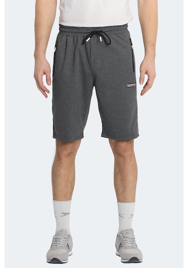 Slazenger NAGI Erkek Cepli Koyu Gri Şort