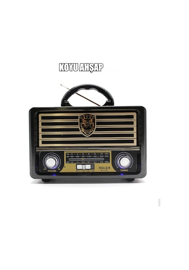 Meier M-113Bt Nostaljik Usb-Tfcard-Bluetooth Destekli Fm Radyo