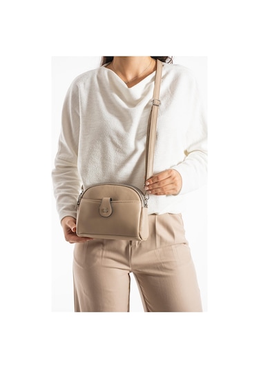 Elit Snm1420c Kadın Omuz Çantası Ten Ten