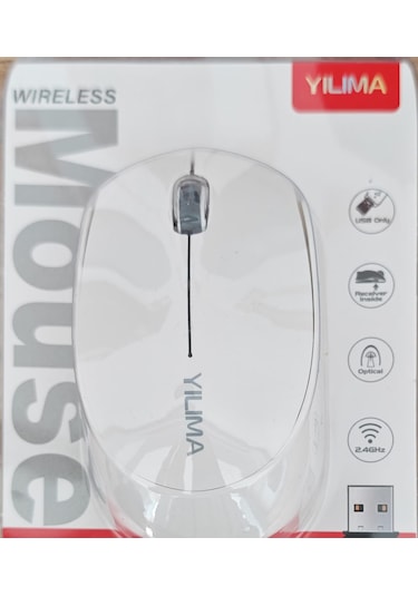 Yılıma Qs-205 Kablosuz Mouse Beyaz